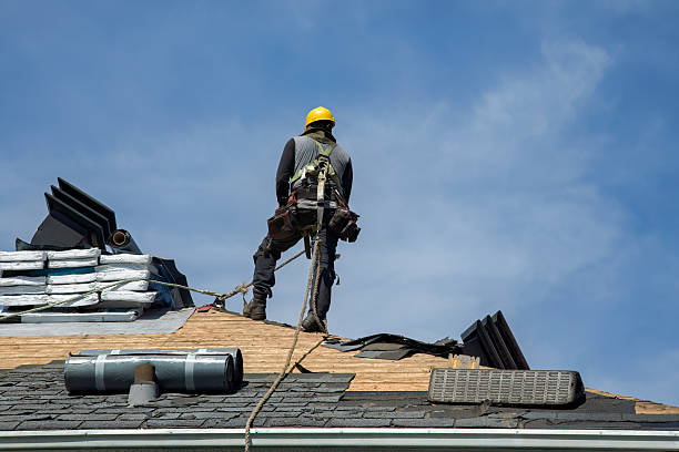 Professional Gutter Installation technician working in Virginia City, NV